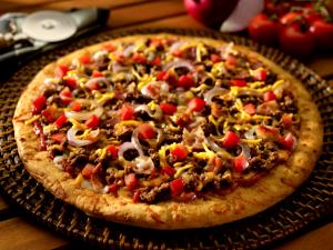 1/4 Pizza Bacon Cheeseburger Pizza, Mini, Original Crust