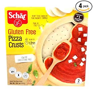 1/4 pizza crust (55 g) Gluten-Free Pizza Crust 6-Pack