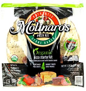 1/4 pizza crust (95 g) Organic Pizza Starter Kit