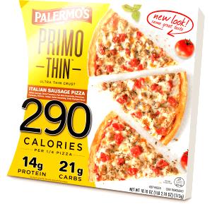 1/4 pizza Thin Crust - Sausage & Pepperoni Pizza