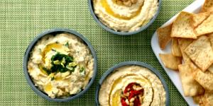 1/4 plate (2 oz) Hummus Trio