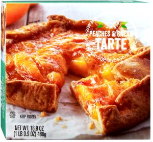 1/4 tarte (120 g) Peaches & Cream Tarte