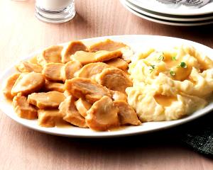 1/4 tray (269 g) Roasted Turkey Tenders with Gravy & Mashed Potatoes