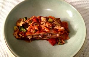 1/4 tray Roasted Vegetable Multi-grain Lasagna