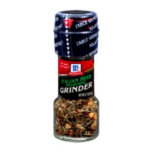 1/4 tsp (0.4 g) Italian Herb Seasoning Grinder