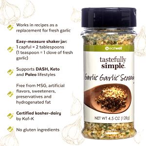1/4 tsp (1 g) Garlic Garlic Seasoning Blend
