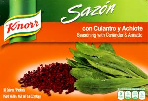 1/4 tsp (1 g) Sazon Con Culantro Y Achiote