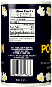 1/4 tsp (1.5 g) Popcorn Salt