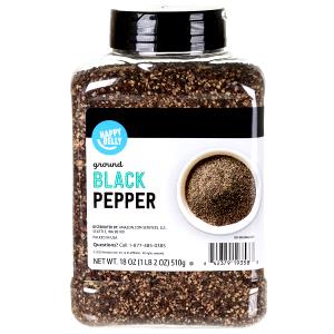 1/4 Tsp Pepper, Black Ground 18 Oz, 5.00 Lb