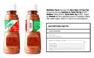 1/4 tsp Tajin Fruit Seasoning