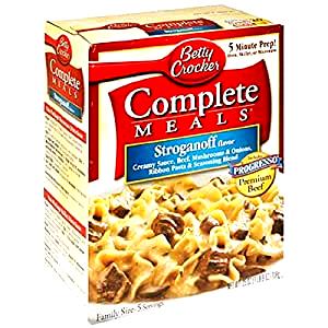 1/5 package (142 g) Complete Meals - Stroganoff