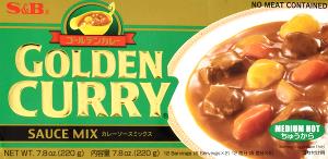 1/5 package (20 g) Golden Curry Sauce Mix