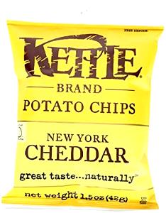 1/5 Package Cheddar Flavoured Potato Crisps
