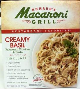 1/5 Package Creamy Basil Parmesan Chicken & Pasta Mix