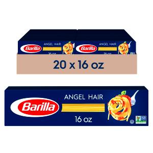 1/5 Package Whole Grain Angel Hair Pasta Noodles