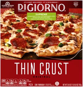 1/5 pizza (127 g) Pepperoni Pizza - Thin Crispy Crust