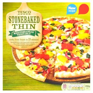 1/5 pizza (128 g) Mediterranean Vegetable Pizza