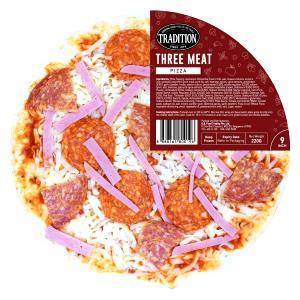 1/5 pizza (150 g) Ultimate Rizer - Three Meat Pizza