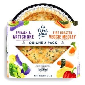 1/5 quiche (130 g) Fire Roasted Veggie Medley Quiche