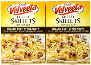 1/6 Box Creamy Stroganoff Sauce W/Pasta Meal Kit