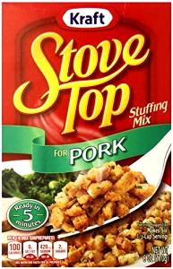 1/6 Box Savory Pork Chops W/Herb Stuffing Meal Kit