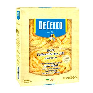 1/6 Package Egg Fettuccine Pasta Noodles