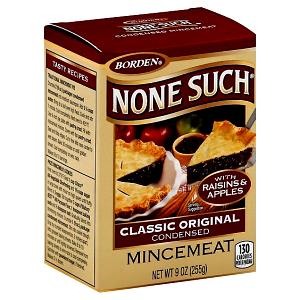 1/6 Package Mincemeat, Condensed