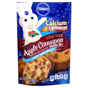 1/6 Package Muffin Mix, Apple Cinnamon, Nonfat