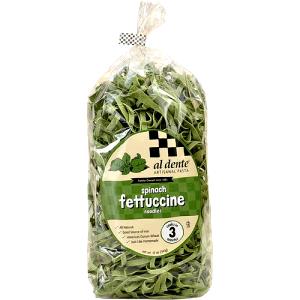 1/6 Package Spinach Fettuccine Pasta Noodles