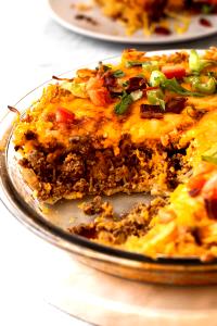 1/6 pie Cheeseburger Pie