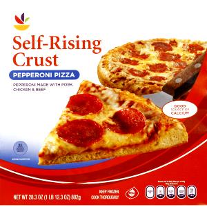 1/6 pizza (131 g) Pepperoni Self-Rising Pizza