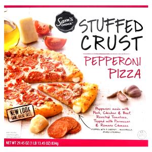 1/6 pizza (139 g) Stuffed Crust Pepperoni Pizza