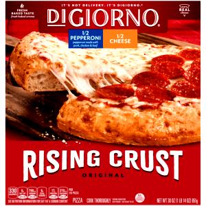 1/6 pizza (142 g) Half & Half Deluxe & Pepperoni Rising Crust Pizza