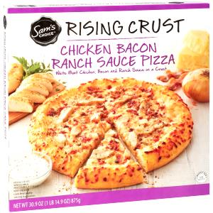 1/6 pizza (145 g) Rising Crust Chicken Bacon Ranch Sauce Pizza