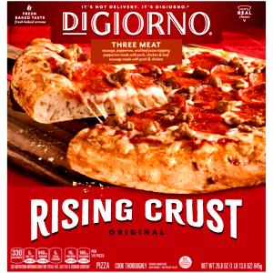1/6 pizza (148 g) Rising Crust Three Meat Pizza
