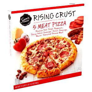 1/6 pizza (150 g) Rising Crust 5 Meat Pizza