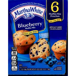 1/6 pouch (30 g) Blueberry Muffin Mix