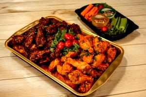 1/6th platter 24 Piece Wing Platter