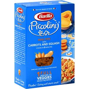 1/7 box (56 g) Piccolini Mini Pipe with Carrots & Squash