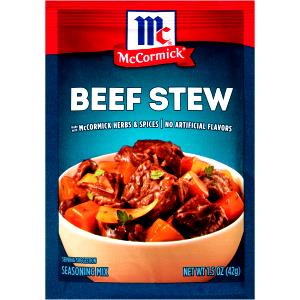1/7 Package Beef Stew Mix