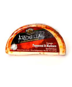 1/8 block (28 g) Pepperoni Marinara Cheese