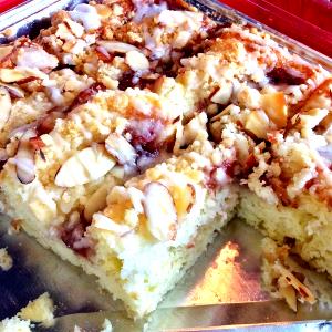 1/8 cake (50 g) Danish Coffee Cake - Cheese