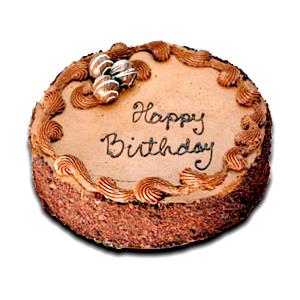 1/8 cake (64 g) Chocolate Truffle Iced Cake