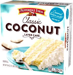 1/8 cake (69 g) 3-Layer Cake - Coconut