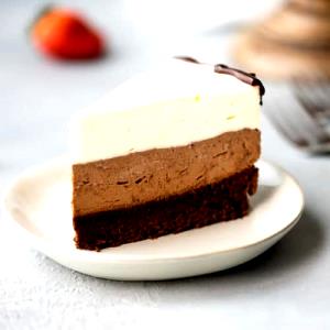 1/8 cake Artisan Triple Chocolate Mousse Cake