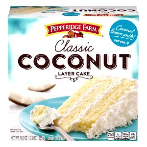 1/8 Cake Coconut 3 Layer Cake