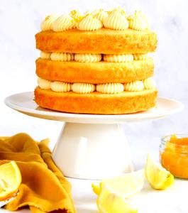 1/8 Cake Lemon 3 Layer Cake