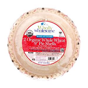 1/8 crust (25 g) Organic Whole Wheat 9" Pie Shell
