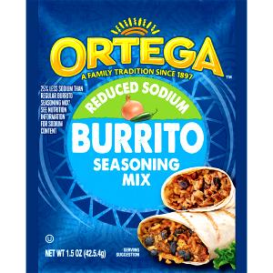 1/8 Envelope Ortega Burrito Seasoning