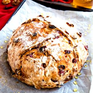 1/8 loaf (57 g) Cranberry Walnut Loaf